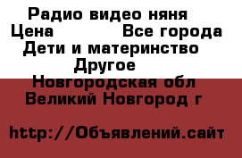 Радио видео няня  › Цена ­ 4 500 - Все города Дети и материнство » Другое   . Новгородская обл.,Великий Новгород г.